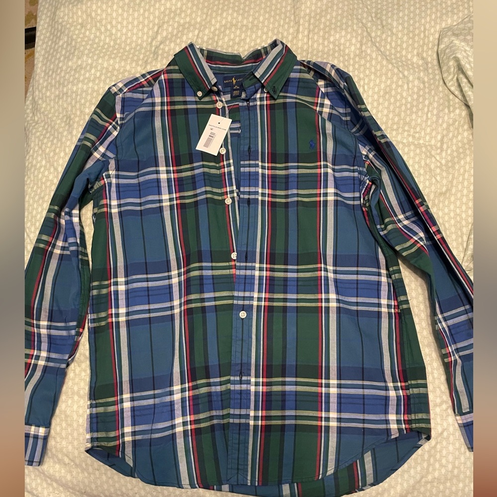 NWT Polo Ralph Lauren button down kids size XL